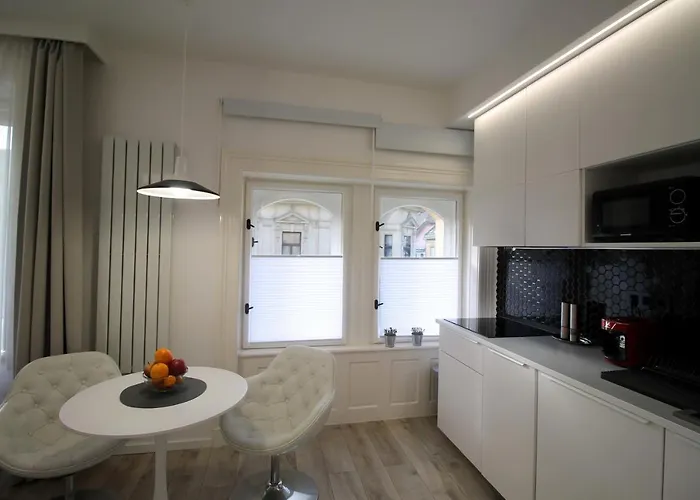 Apartament Modern A Belvaros Koezepen Parkoloval- Kata Studioapartman Győr